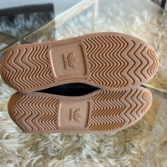 Khaite X Adidas Women’s Black Suede Sneakers with Gum Sole 8.5 - Picture 5 of 7